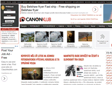 Tablet Screenshot of canonklub.cz